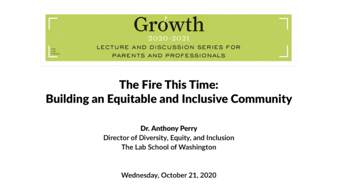 Anthony Perry October Lecture
