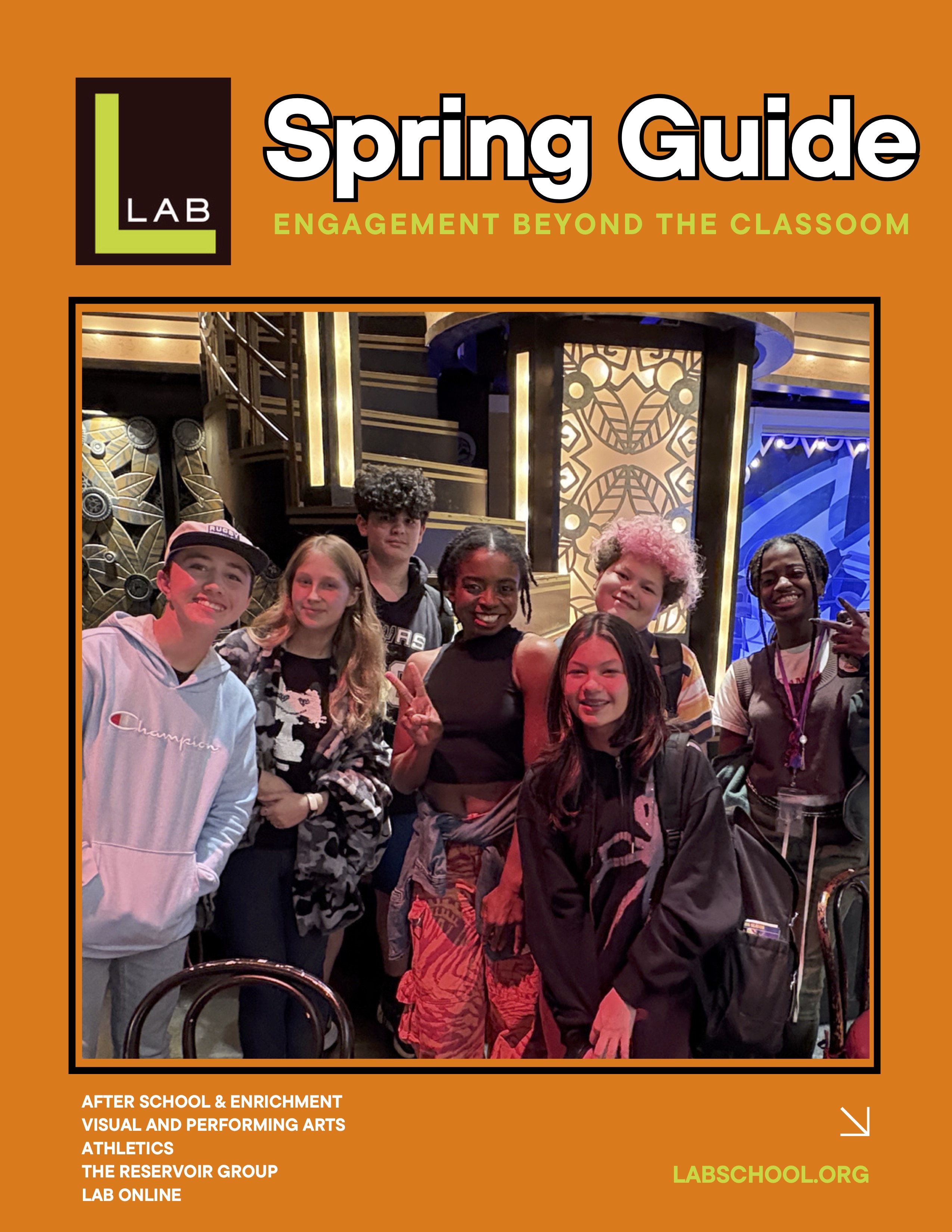 Spring Guide cover with students