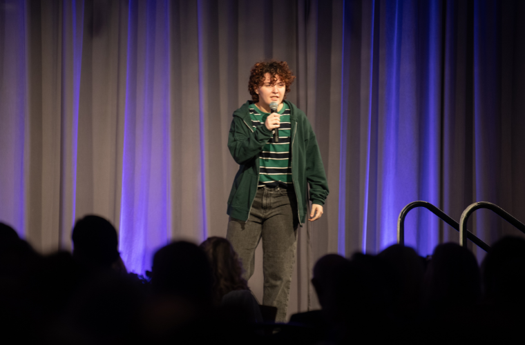 Aaron Guida performing at the Gala.