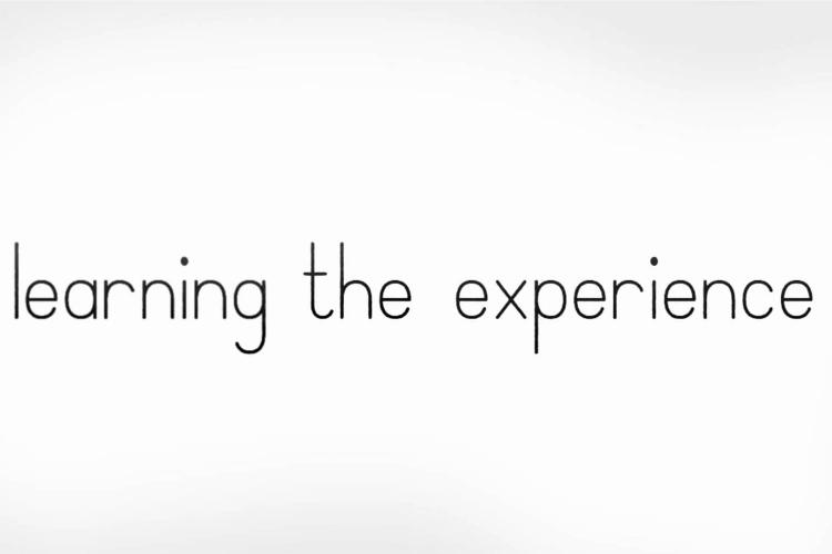 plain text: learning the experience