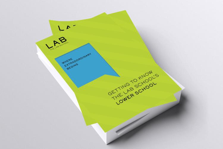 Stack of brochures with a green cover
