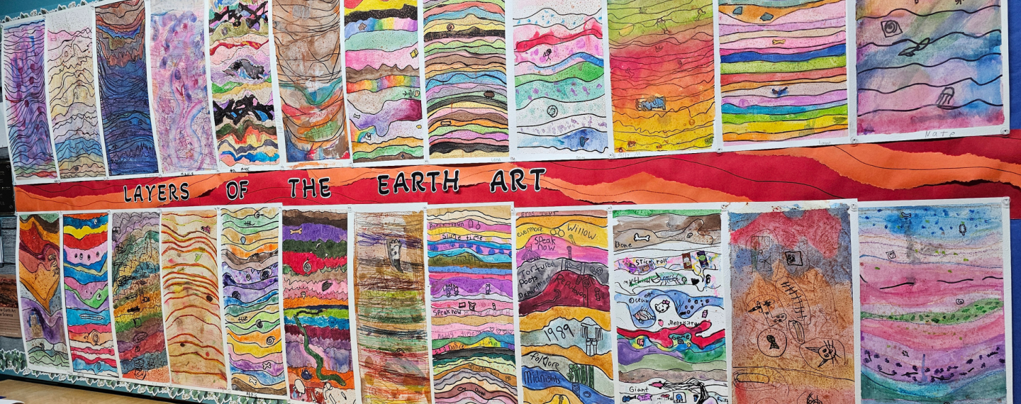 Layers of the Earth Art Porject