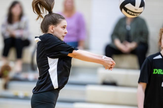 Sports, girls volleyball