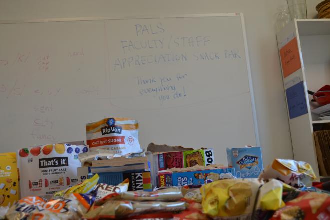 Junior High Snacks Message