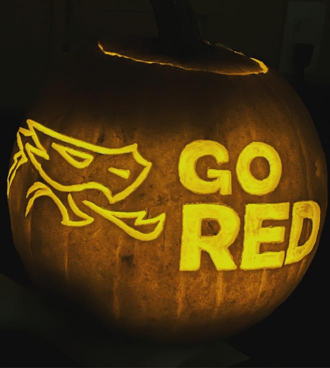 Go Red Pumpkin