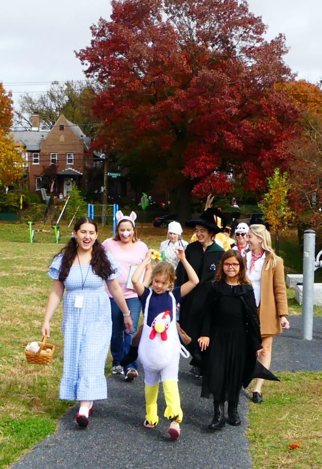 Teachers and Students in costume