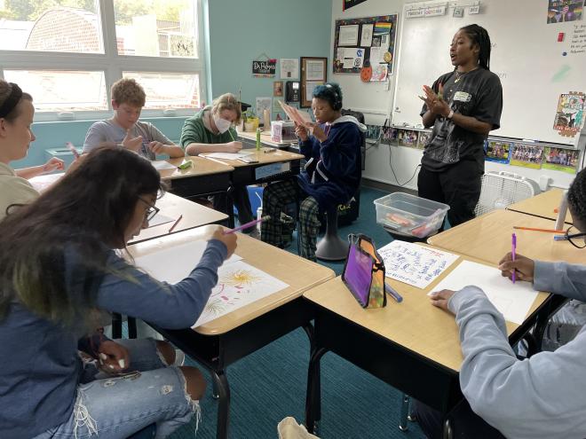 Mural In the Classroom