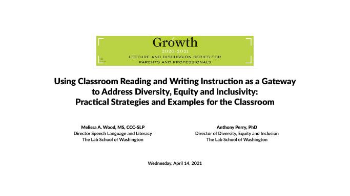 Lecture Series Title Card