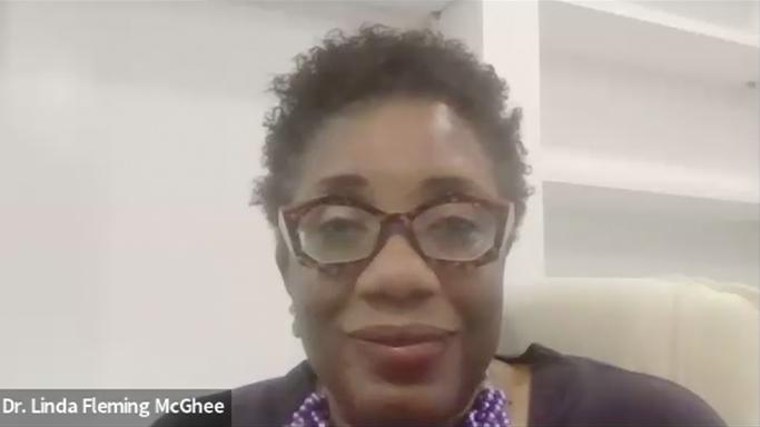 Dr. Linda McGhee on Zoom